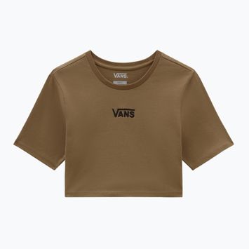 Moteriški marškinėliai Vans Flying V Crew Crop Ii otter
