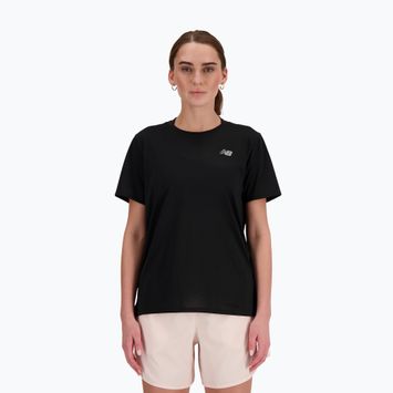 Moteriški bėgimo marškinėliai New Balance Essentials SS black