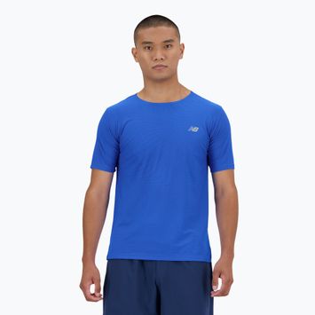 Vyriški marškinėliai New Balance Jacquard blue oasis