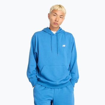 Vyriškas džemperis New Balance Small Logo French Terry Hoodie blue agate