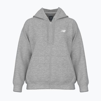 Moteriškas džemperis New Balance Fleece Logo Full Zip athletic grey
