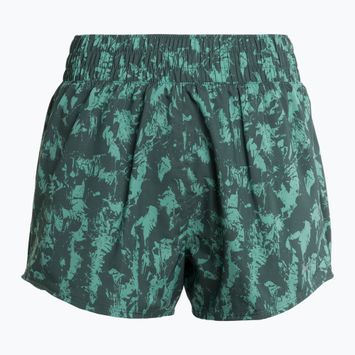 Moteriški šortai Nike One Dri-Fit High-Waisted 3" Brief-Lined vintage green / bicoastal / black