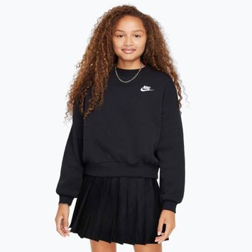 Nike Sportswear Club Fleece juodos/baltos spalvos vaikiškas džemperis