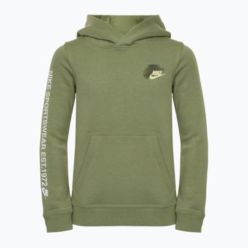 "Nike Sportswear Standard Issue" alyvos spalvos žalias vaikiškas džemperis