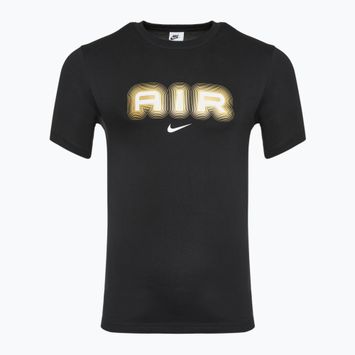 Vyriški marškinėliai Nike Air Graphic black/metalic gold