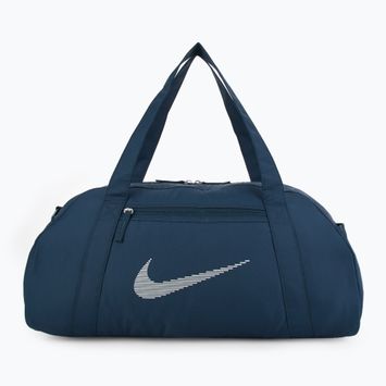 Moteriškas treniruočių krepšys Nike Gym Club 24 l armory navy/ armory navy/ metallic silver