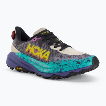 Moteriški bėgimo batai HOKA Speedgoat 6 oatmeal/mountain iris