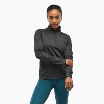 Moteriškas bėgimo džemperis HOKA GlideTech Quarter Zip black