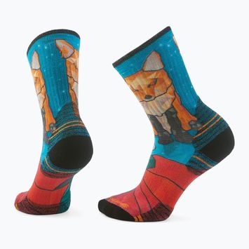 Moteriškos kojinės Smartwool Hike Targeted Cushion Geo Fox Print Crew capri