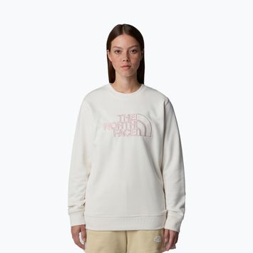 Moteriškas džemperis The North Face Drew Peak Light Crew white dune/metal pink