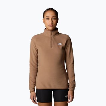 Moteriškas džemperis The North Face 100 Glacier 1/4 Zip latte