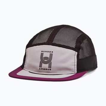 Vyriška kepuraitė su snapeliu Under Armour Launch Camper tetra gray/purple gemini/black