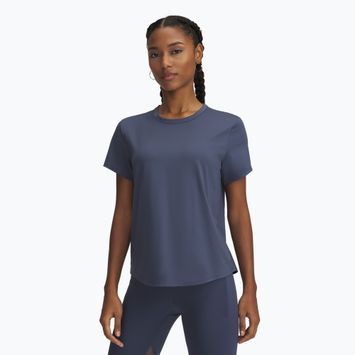 Moteriški žygio marškinėliai Under Armour Vanish Elite Vent downpour gray/iridescent