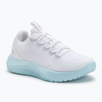 Moteriški treniruočių batai Under Armour Dynamic 2 white/stream/metallic silver