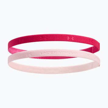 Galvos juosta Under Armour Mini Bands (2 vnt.) shaded fuchsia/prime pink