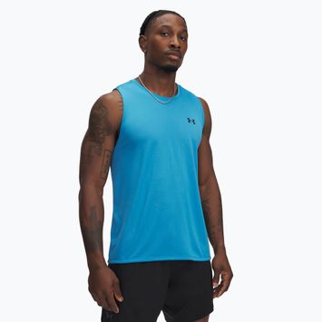 Vyriški treniruočių marškinėliai Under Armour Tech Tank ether blue/black
