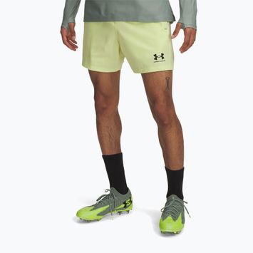 Vyriški futbolo šortai Under Armour Challenger Pro Woven sonic yellow / black