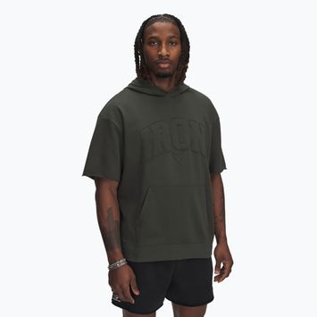 Vyriškas džemperis Under Armour Project Rock SS Terry Hoody baroque green / baroque green