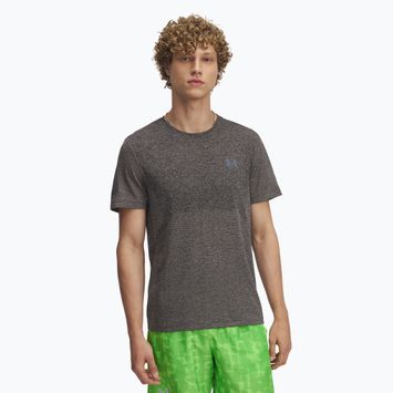 Vyriški bėgimo marškinėliai Under Armour Seamless Stride gray dawn/reflective
