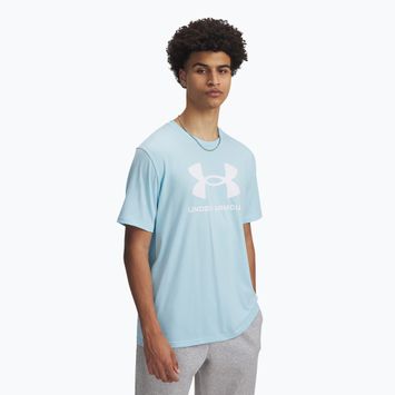 Vyriški marškinėliai Under Armour Sportstyle Logo Update stream/white