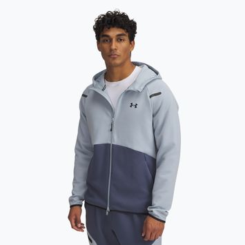 Vyriškas džemperis Under Armour Unstoppable Fleece Full Zip HD harbor blue/downpour gray/black