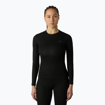 Moteriški marškinėliai ilgomis rankovėmis The North Face Easy Crew Neck black