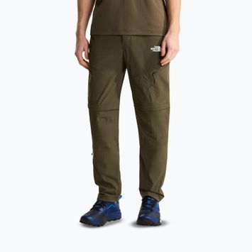 Vyriškos žygio kelnės The North Face Exploration Regular Tapered Convertible taupe green