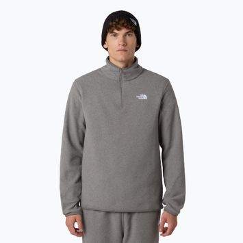 Vyriškas fliso džemperis The North Face Glacier Fleece 1/4 Zip mid grey heather