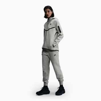 Moteriškos kelnės Nike Sportswear Tech Fleece Mid-Rise dark grey heather/black