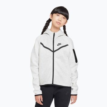 Vaikiškas džemperis Nike Sportswear Tech Fleece džemperis light grey/heather/black/black