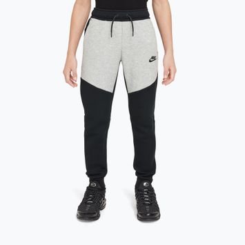 Vaikiškos kelnės Nike Sportswear Tech Fleece black/dark grey heather/black/black