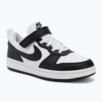 Vaikiški batai Nike Court Borough Low Recraft white/black
