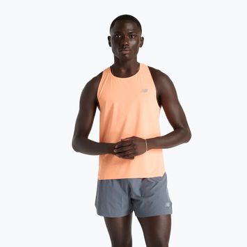 Vyriškas bėgimo tank topas New Balance Race Day Ultra Light Singlet hotmango