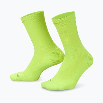 Kojinės Nike Running Lightweight Crew volt/bright cactus/black/bright cactus