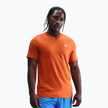 Vyriški marškinėliai Nike Sportswear Club campfire orange