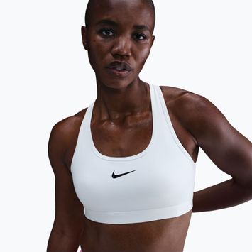 Sportinė liemenėlė Nike Swoosh Medium Support white/black