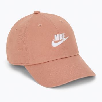 Nike Club Unstructured Futura Wash rose gold/white beisbolo kepuraitė