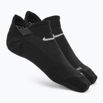 Kojinės Nike Running No-Show Wool black/dark smoke grey/light smoke grey