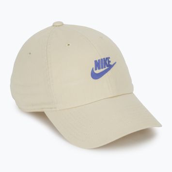 Kepurė su snapeliu Nike Club Unstructured Futura Wash light khaki/sapphire