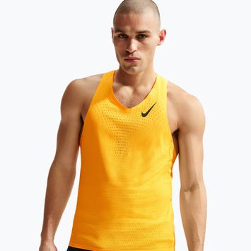 Vyriški bėgimo marškinėliai Nike AeroSwift Dri-Fit ADV laser orange/black