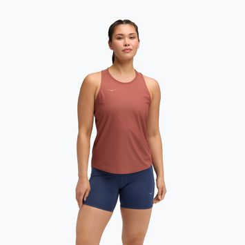 Moteriški bėgimo marškinėliai HOKA Airolite Tank 2.0 red