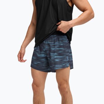 Vyriški bėgimo šortai HOKA Glide 5" blue blurr