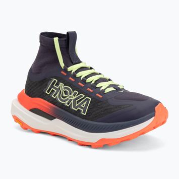 Moteriški bėgimo bateliai HOKA Tecton X 3 squid ink/neon lame