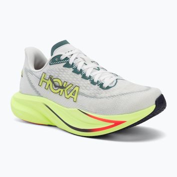 Moteriški bėgimo bateliai HOKA Mach 7 frost/neon yuzu