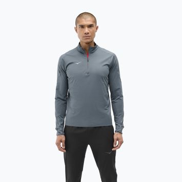 Vyriškas bėgimo džemperis HOKA GlideTech Quarter Zip faded navy
