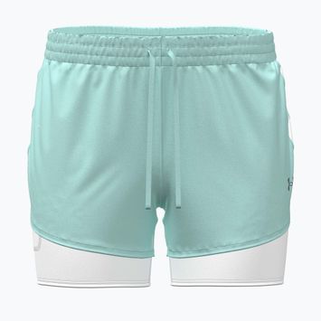 Moteriški bėgimo šortai Under Armour Velociti Pro 4" 2N1 refresh mint/castlerock