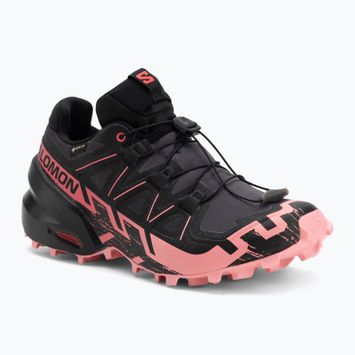 Moteriški bėgimo bateliai Salomon Speedcross 6 GTX nine iron/black/flamingo pink