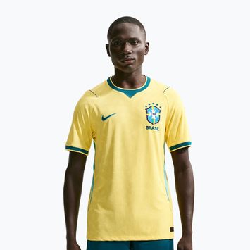 Vyriški futbolo marškinėliai Nike Brazil 2026/27 Match Home canary/light mint/geode teal