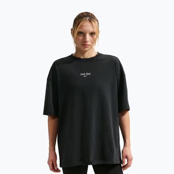 Moteriški marškinėliai Nike Dri-Fit black/white/white