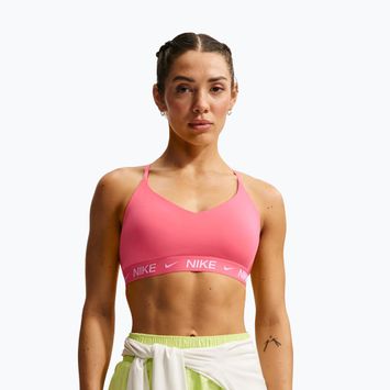 Sportinė liemenėlė Nike Dri-Fit Indy Light Support sea coral/sea coral/white